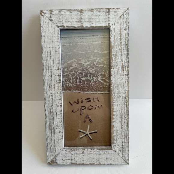 NWT “Wish Upon A Star” Print With Barn Board Frame - Picture 1 of 4